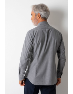 Camisa Caliban Slim Lisa 100% algodón cuello Francés 2